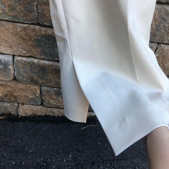 Zara Pants & Jumpsuits 24 Nwt Zara Cream Trousers Poshmark